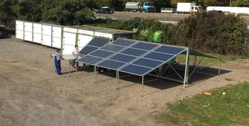 Solarcontainer - Stromversorgung für Minenbetriebe