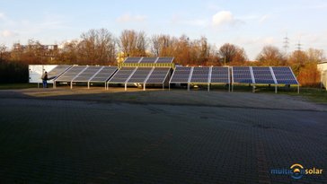 Solarcontainer für Bundesehr Feldlager