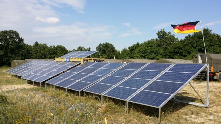 Solarcontainer für die Nato