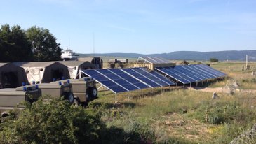 Solarcontainer Nato Cl 15 in Ungarn